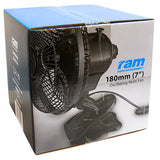 Ram Air clip on oscillating fan 180mm