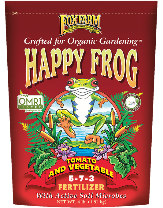 Happy Frog Tomato & Vegetable Dry Fertilizer 4lb
